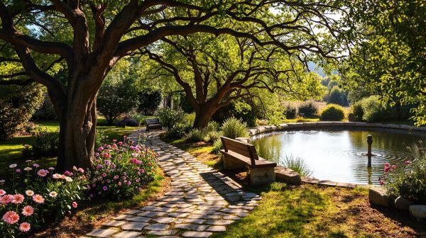 Création de jardin personnalisé avec un paysagiste à Joussé