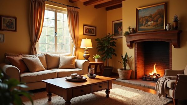 Creer une ambiance chaleureuse dans son salon sans tout changer